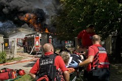 Pożar szpitala w Lublinie