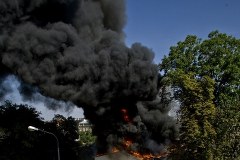 Pożar szpitala w Lublinie