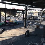 Pożar targowiska w Lublinie. „To nie był przypadek, to było podpalenie”