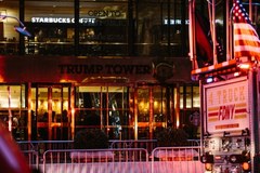 Pożar Trump Tower na Manhattanie 