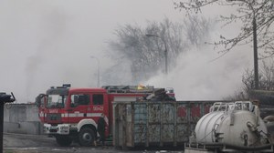 Pożar udało się już ugasić, fot. Maciej Grzyb / RMF FM //RMF FM