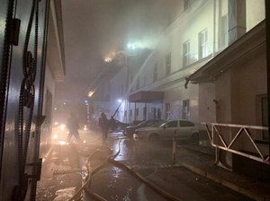 Pożar w akademiku w Moskwie. Ewakuowano sto osób