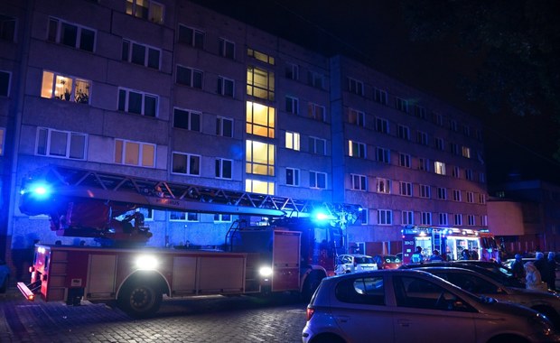 Pożar w akademiku w Szczecinie 