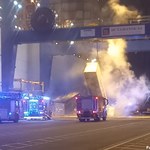 Pożar w Baltic Hub. Akcja strażaków trwała 8 godzin