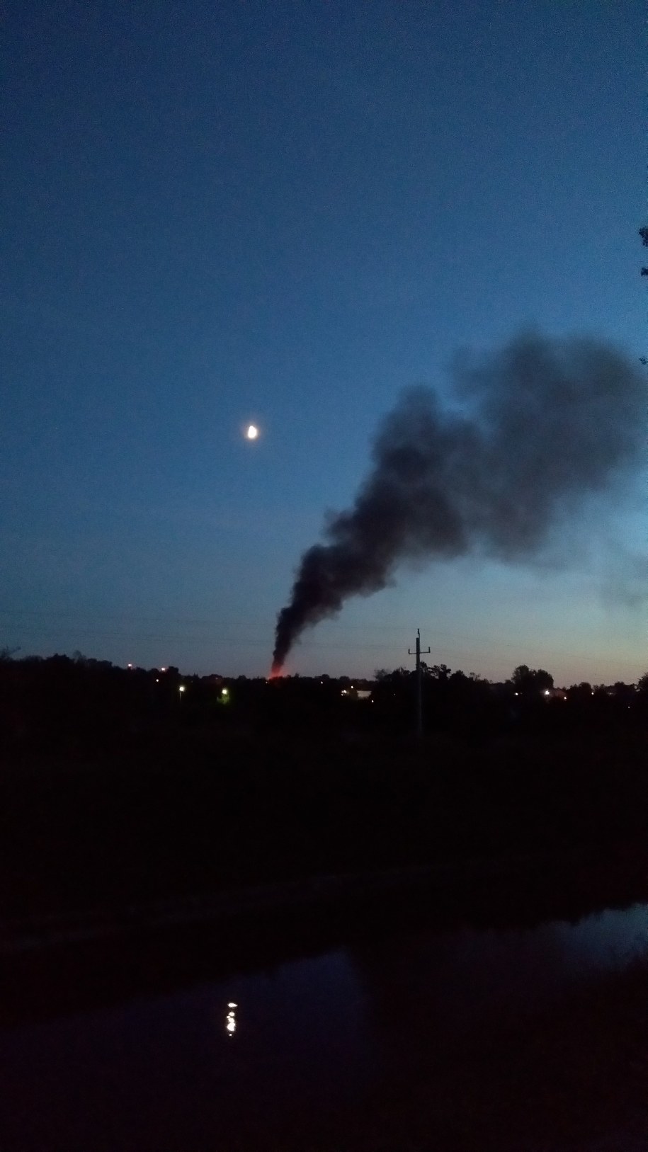 Pożar w Będzinie /Gorąca Linia RMF FM