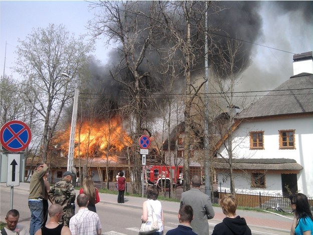 Pożar w Białowieży, for. Michał C. &nbsp; /Michał C. /Gorąca Linia RMF FM