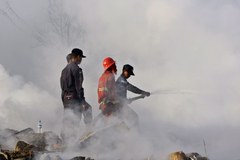 Pożar w Birmie