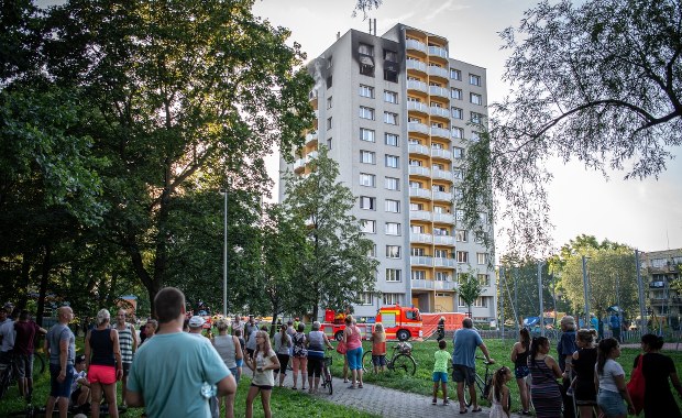 Pożar w bloku w czeskim Bohuminie. Nie żyje 11 osób