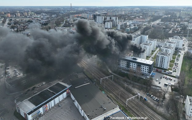 Pożar w bloku w Lublinie /