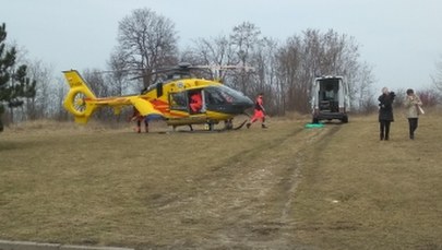Pożar w bloku w Olkuszu, 1 osoba ranna