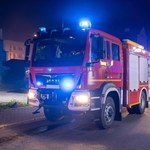 Pożar w bloku w Szczecinie. Dwie osoby w szpitalu