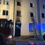 Pożar w bloku w Tarnowie. 12 osób trafiło do szpitala