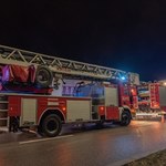 Pożar w budynku ośrodka zdrowia w Burgrabicach. Jedna osoba w szpitalu