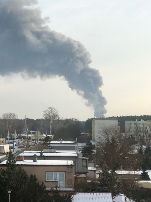 Pożar w Bydgoszczy /Gorąca Linia /