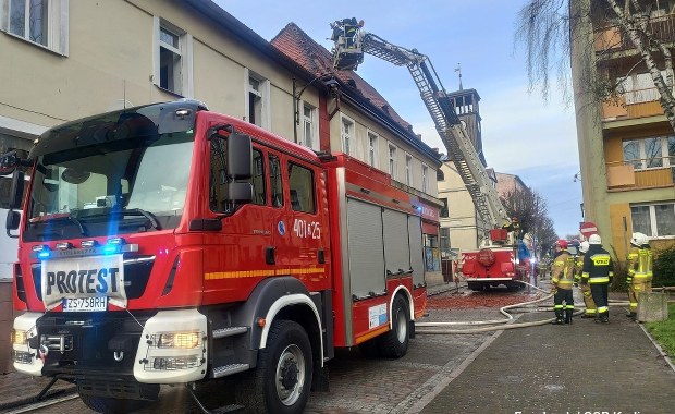 Pożar w centrum Białogardu. 20 Filipińczyków straciło dach nad głową
