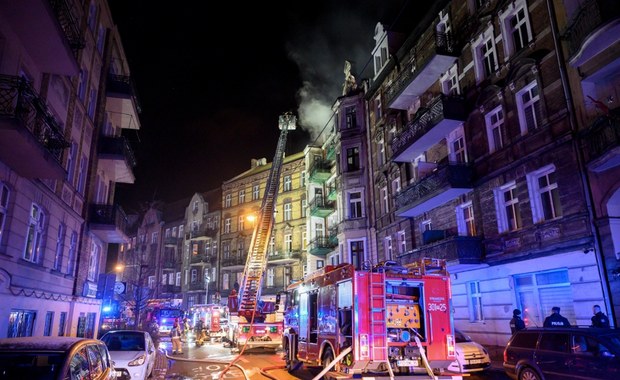 Pożar w centrum Poznania. Ewakuowano 10 osób