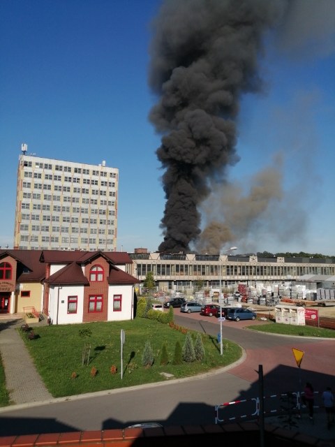 Pożar w Chełmku /Gorąca Linia RMF FM