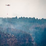 Pożar w Czeskiej Szwajcarii. 700 strażaków walczy z ogniem
