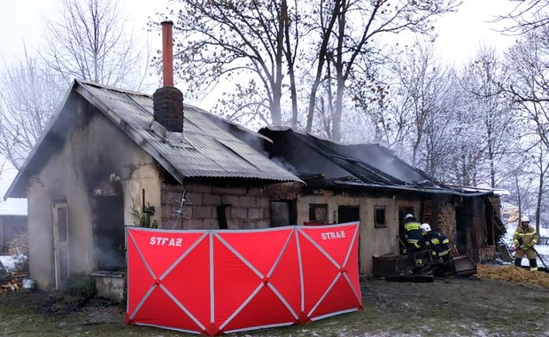 Pożar w Dachnowie. Jedna osoba nie żyje