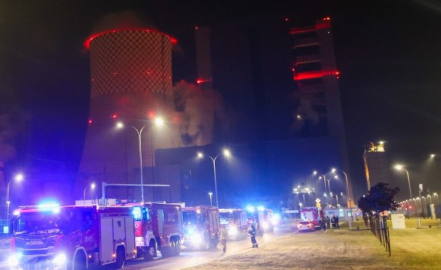 Pożar w elektrowni Jaworzno