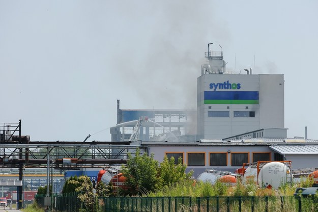 Pożar w firmie chemicznej Synthos w Oświęcimiu /Michał Meissner /PAP