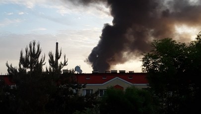 Pożar w Gorlicach. Płonie składowisko odpadów