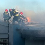 Pożar w Jarosławcu. Spłonął m.in. dach przedszkola