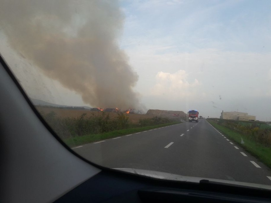 Pożar w Jordanowie Śląskim /Gorąca Linia RMF FM