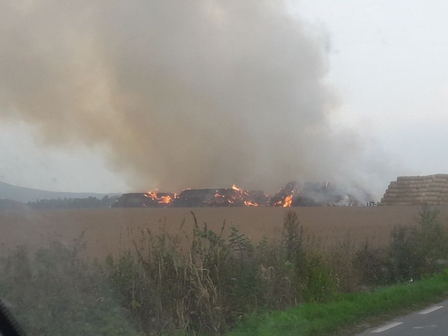 Pożar w Jordanowie Śląskim /Gorąca Linia RMF FM