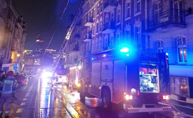 ​Pożar w kamienicy w centrum Katowic. Dziecko trafiło do szpitala