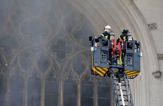 Pożar w katedrze św. Piotra i Pawła w Nantes wybuchł w sobotę /shutterstock /PAP/EPA