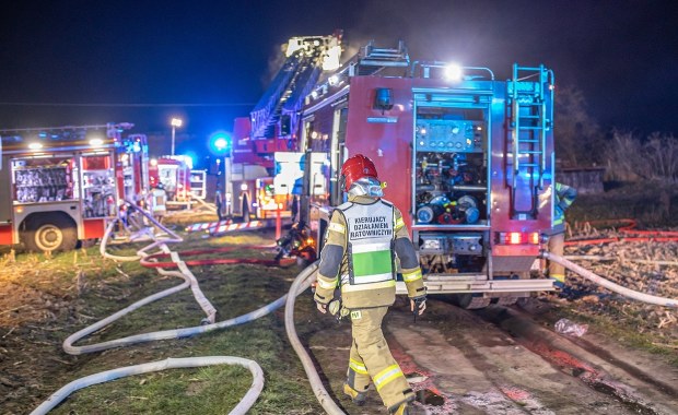 Pożar w Katowicach. Mieszkańcy uciekali przed ogniem