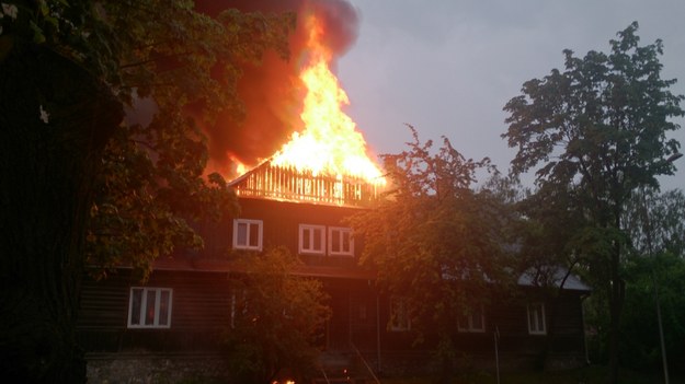 Pożar w Kielcach /Marta, Gorąca Linia /RMF FM