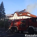 Pożar w Koszalinie. Śpiący lokatorzy ewakuowani dzięki czujności służb