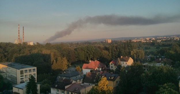 Pożar w Krakowie /Tomasz, Gorąca Linia /RMF FM