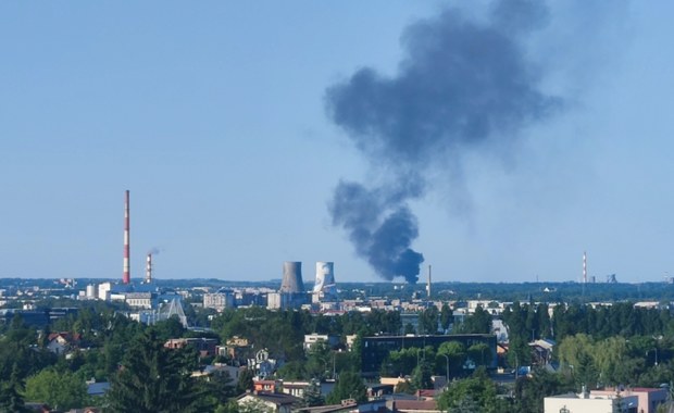 Pożar w krakowskiej Nowej Hucie. W płomieniach stanęły opony
