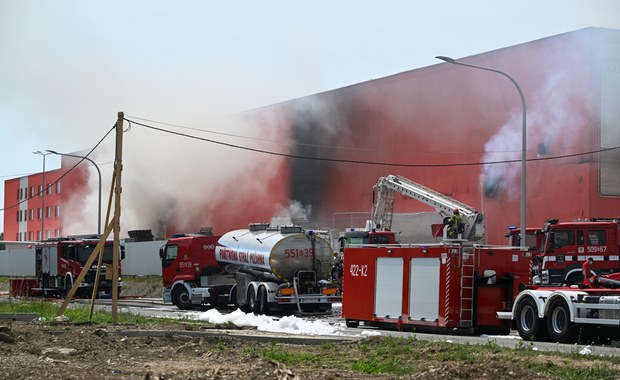 Pożar w Krośnie opanowany. Trwa dogaszanie