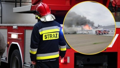Pożar w Kujawsko-Pomorskiem. Zapaliła się hala produkcyjna
