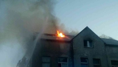 Pożar w Lęborku. Są ranni