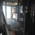 Pożar w Lubinie. Poszkodowanym pomogła policja