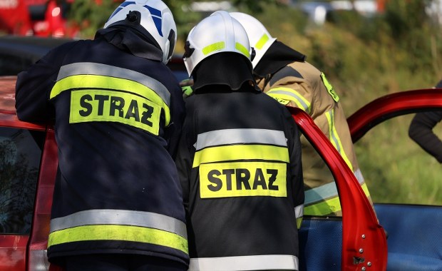 Pożar w Małopolsce. Palił się tartak, jedna osoba poszkodowana