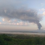 Pożar w Myszkowie: Strażacy wciąż pracują na pogorzelisku