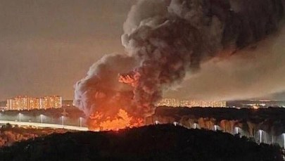 Pożar w niedalekiej odległości od rezydencji Putina [ZAPIS RELACJI]