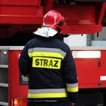  Pożar w Polkowicach. 2 osoby ranne