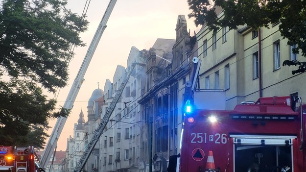 Pożar w Poznaniu - tak wyglądała sytuacja w niedzielę rano. /Beniamin Piłat /RMF FM