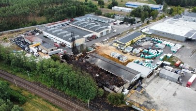 Pożar w Przylepie: Inspektorat sanitarny przestrzega przed wodą i produktami rolnymi z okolicy