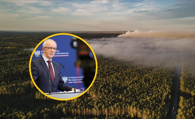 ​Pożar w Puszczy Solskiej. "Kolejna doba może być kluczowa"