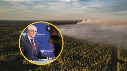 ​Pożar w Puszczy Solskiej. 