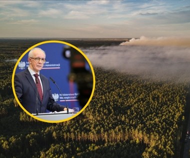 ​Pożar w Puszczy Solskiej. "Kolejna doba może być kluczowa"