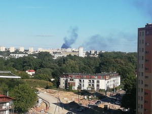 Pożar w rozlewni gazu w Krakowie